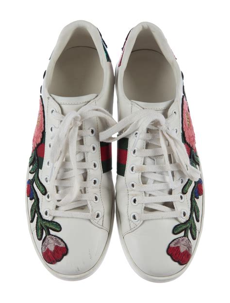 are gucci ace sneakers true to size|Gucci embroidered sneakers women's.